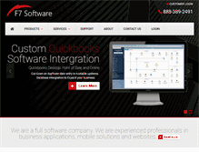 Tablet Screenshot of f7software.com